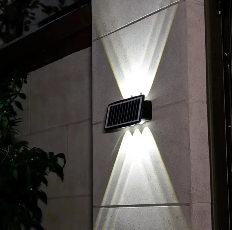 Solar LED RGB Wall Light IP65 waterproof