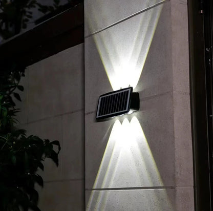 Solar LED RGB Wall Light IP65 waterproof