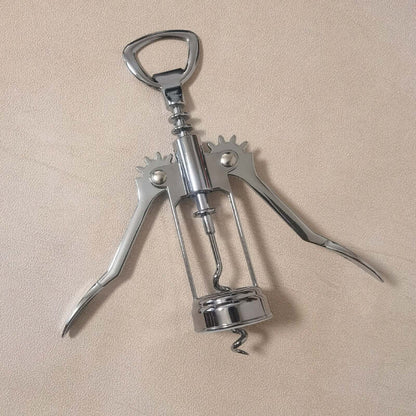 Stainless Steel Wing Corkscrew Bottle Opener