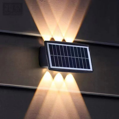 Solar LED RGB Wall Light IP65 waterproof